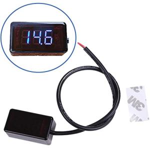 ルボナリエ コンパクト ボルトメーター デジタル 小型電圧計 デジタル電圧計 LEDディスプレイ LEDデジタル電圧計 電圧表示 カスタマイズ電圧 (