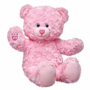 ビルドアベア テディベア ぬいぐるみ ピンク クマ Pink Cuddles Teddy 40cm 日本未発売 アメリカ購入 Build A Bear Work Shop