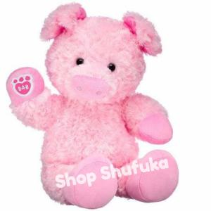 ビルドアベア ブタ ぬいぐるみ 40cm ピンク ぶた 出生証明証付き