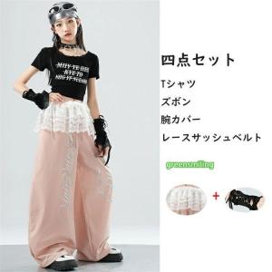 ダンス衣装 キッズ ジャズ 女の子 ズボン ブ...の詳細画像3