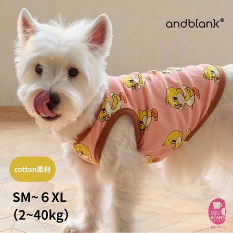 犬服おしゃれ韓国ブランドandblank piko スリーブレス綿素材伸縮性あり着せやすい肌に優しい...