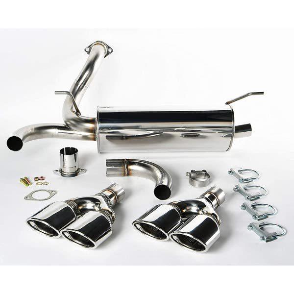 [代引不可] JEPPESEN TACTICALエキゾーストシステム[4本出し] ラングラーJL