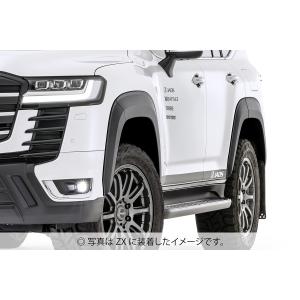 JAOS オーバーフェンダー type-S 塗装品 マットブラック ランドクルーザー 300系 GR SPORT｜shuei4wd