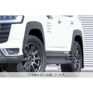 JAOS フェンダーガーニッシュ type-X 塗装品 マットブラック GR SPORT用 ランドクルーザー 300系｜shuei4wd