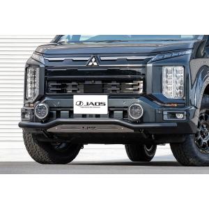 デリカd5  jaos スキットバー前後 JAOS（ジャオス） フロントスキッドバー ブラック／ブラック デリカ D