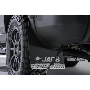 JAOS マッドガードIII リヤセット ブラック ランドクルーザー 250系｜シューエイヤフー店