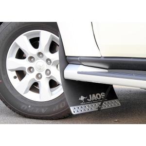 JAOS マッドガードIII フロントセット ブラック パジェロ V80/90系