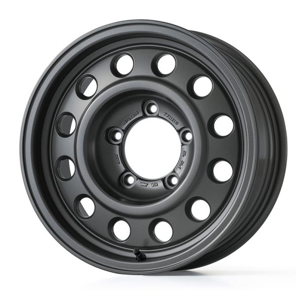 JAOS TRIBE 16×6.0 ±0 5H139.7 マットガンメタリック