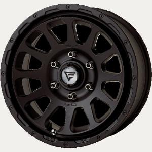 DELTA FORCE OVAL 17インチ 8.0J +20 6-139.7 マットブラック 4本で