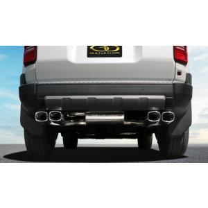 JAOS BATTLEZ マフラーカッター MCブラック type-A ランドクルーザー