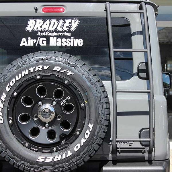 [代引不可]4x4エンジニアリング 黒ブラックリアラダー JB64ジムニー