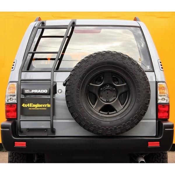 [代引不可]4x4エンジニアリング SUSリアラダー黒ブラック ランドクルーザー95プラド(ストレー...