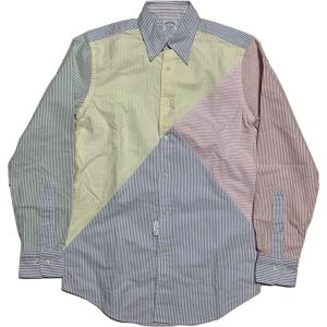 【並行輸入品】 ブルックスブラザーズ 長袖 ボタンダウンシャツ クレージー ストライプ オックスフォード メンズ Brooks Brothers 073