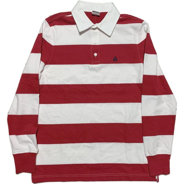 【並行輸入品】 ブルックスブラザーズ 長袖 ラグビーシャツ レッド メンズ Brooks Broth...