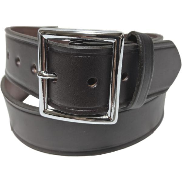 ボストンレザー アメリカ製 本革製 レザー ギャリソン ベルト 茶 ブラウン メンズ BOSTON ...