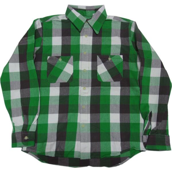 カムコ ヘビーコットン フランネルシャツ グリーン メンズ CAMCO FLANNEL SHIRTS...