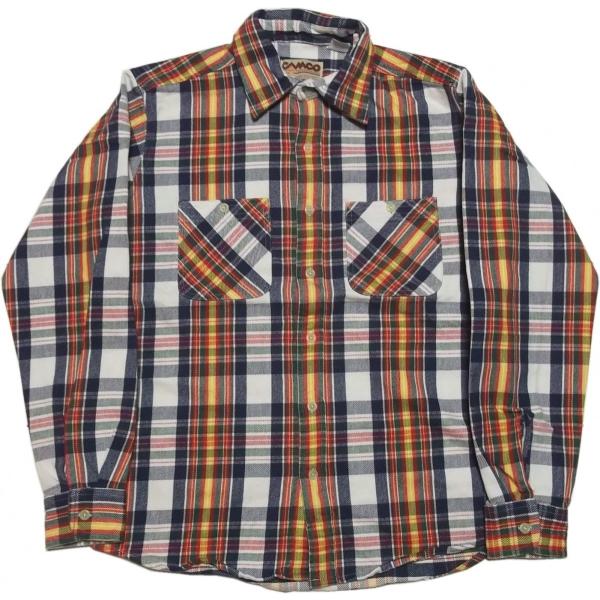 カムコ ヘビーコットン フランネルシャツ ネイビー メンズ CAMCO FLANNEL SHIRTS...