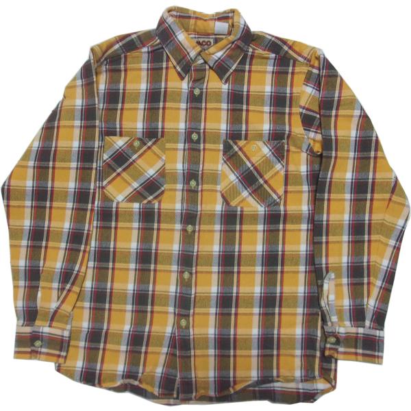 カムコ ヘビーコットン フランネルシャツ イエロー メンズ CAMCO FLANNEL SHIRTS...