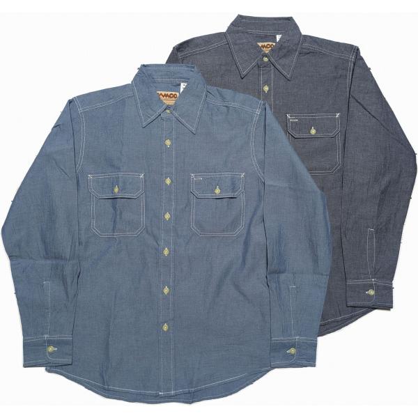 カムコ 長袖 シャンブレーシャツ メンズ CAMCO CHAMBRAY SHIRTS 011