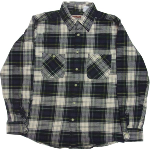 カムコ ヘビーコットン フランネルシャツ グリーン メンズ CAMCO FLANNEL SHIRTS...