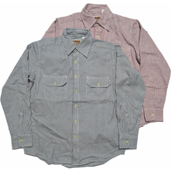 カムコ 長袖 ヒッコリーストライプシャツ メンズ CAMCO HICKORY SHIRTS 026