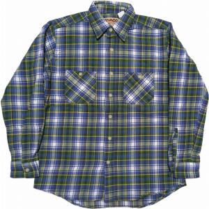 CAMCO（カムコ） ヘビーコットン フランネルシャツ グレー メンズ