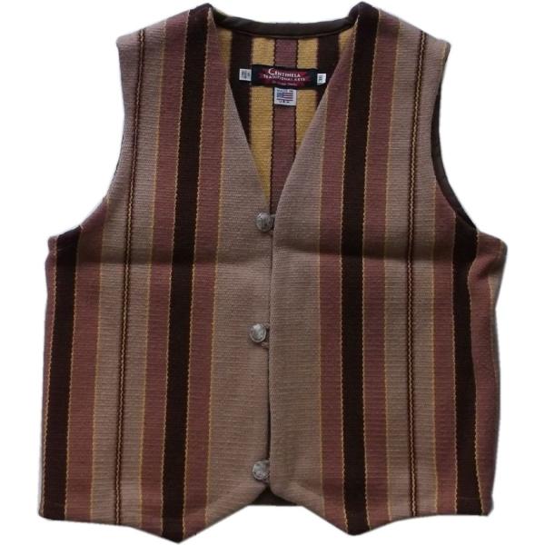 センチネラ チマヨベスト ブラウン ≪38≫ メンズ CENTINELA CHIMAYO VEST ...