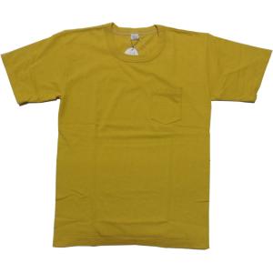 エントリーSG ティファナ ENTRY SG 半袖 ポケット付き Tシャツ マリーゴールド メンズ 日本製 TIJUANA MARI GOLD 143｜shufflestore