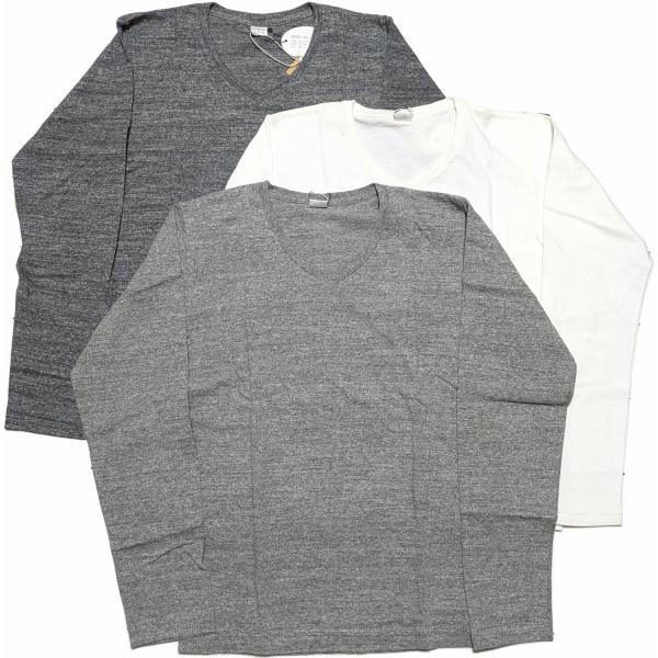 エントリーエスジー アドニスプラス ENTRY SG 長袖 Vネック Tシャツ メンズ 日本製 AD...