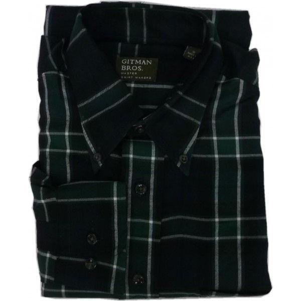 ギットマンブラザーズ ボタンダウンシャツ アメリカ製 グリーン メンズ GITMAN BROTHER...