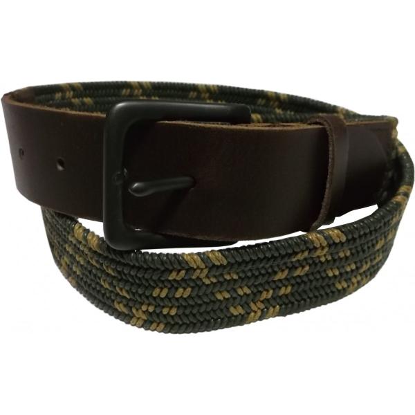 ジェイクルー 本革製 レザー コットンメッシュベルト オリーブ メンズ J.CREW 001