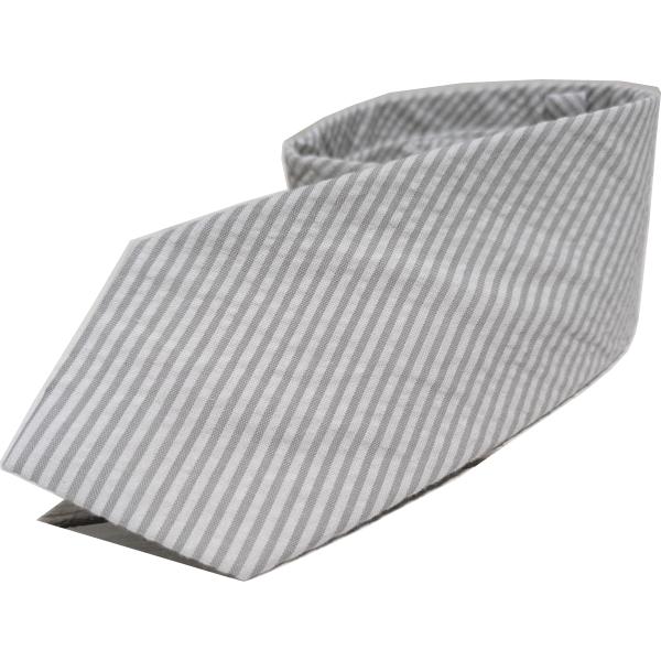 ジェイクルー コットン ネクタイ ストライプ グレー メンズ J.CREW necktie 011