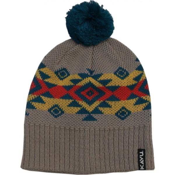 カブー ボンボン付き ニットキャップ ベージュ メンズ KAVU 002