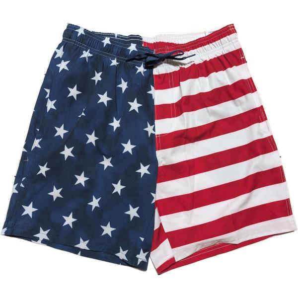 オールドネイビー 海水パンツ スイムパンツ サーフトランクス 水着 星条旗 メンズ OLD NAVY...