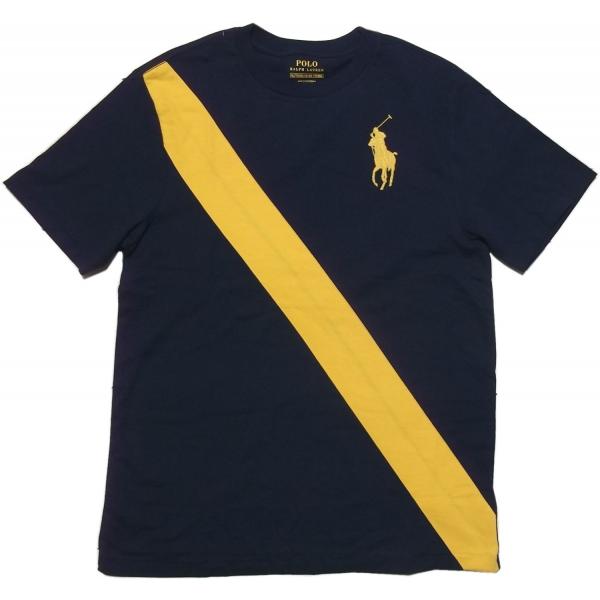 ポロ ラルフローレン ボーイズサイズ 半袖 ビッグポニー Tシャツ ネイビー Polo Ralph ...