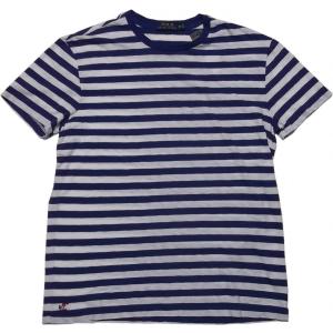 ポロ ラルフローレン 半袖 ボーダー Tシャツ ブルー メンズ Polo Ralph Lauren 119｜shufflestore