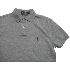 ポロ ラルフローレン 半袖 ワンポイント 鹿の子 ポロシャツ グレー メンズ Polo Ralph Lauren 351｜shufflestore