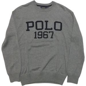 ポロ ラルフローレン コットンセーター グレイ メンズ Polo Ralph Lauren 601｜shufflestore