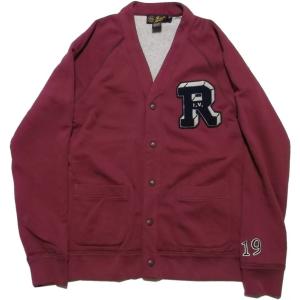 ラグビー ラルフローレン スウェット カーディガン マルーン メンズ RUGBY Ralph Lauren　046｜shufflestore