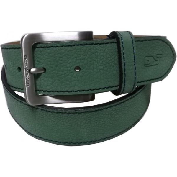 ヴィニヤードヴァインズ 本革製 レザーベルト グリーン メンズ vineyard vines 033
