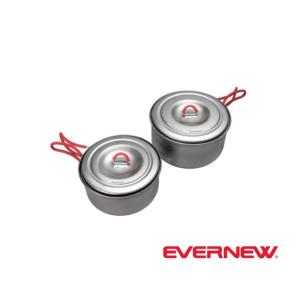 EVERNEW（エバニュー） キャンプ用品 チタンクッカー 平型 Ti U.L. Pot