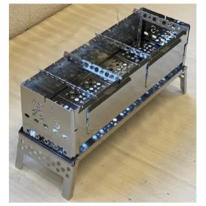 笑's コンパクト焚き火グリル 「B-GO」 3点セット （B-GO本体+専用