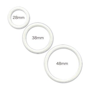 手芸用プラスチックリング28mm・38mm・48mm｜手芸材料の通販シュゲールYahoo!店