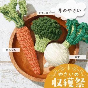 オリムパス やさいの収穫祭 冬のやさい｜あみぐるみ キット 野菜 編みぐるみ エミーグランデ レース糸 あみもの 手編み かぎ針編み｜手芸材料の通販シュゲールYahoo!店