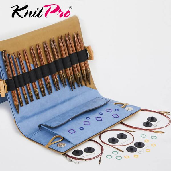 KnitPro Ginger(ニットプロジンジャー)5インチ(約13cm)付け替え輪針リーガルセット...