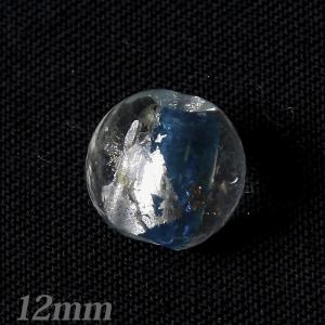 トンボ玉 ラウンド 柄 ブルー 12mm 2個入   ビーズ ガラス ランプワーク トンボ