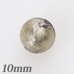 トンボ玉 ラウンド ブラック10mm 4個入   ビーズ ガラス ランプワーク トンボ