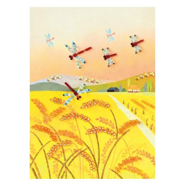 ビーズデコール 赤とんぼ (9月) BHD-157 | キット 手作り インテリア 日本の四季 秋 ...