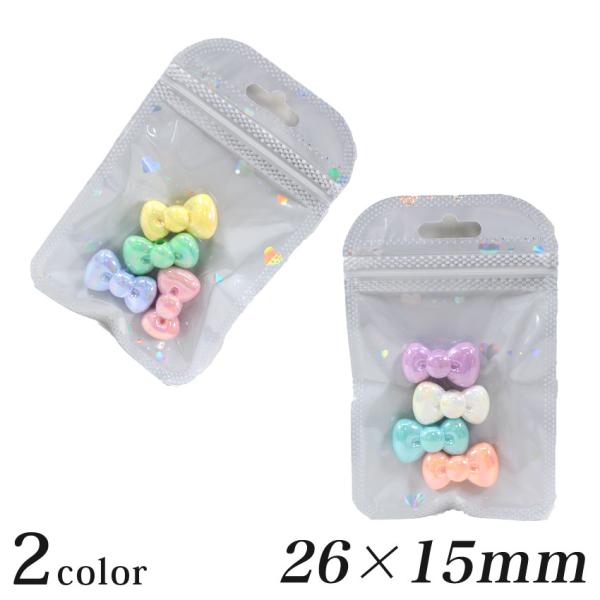 ビーズ アクセサリー パーツ アクリルビーズ リボンA | ビーズ アクセサリー パーツ アート 子...