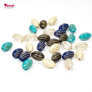 ヴィンテージアクリル ナツメ 15×9mm 6ヶ...の商品画像